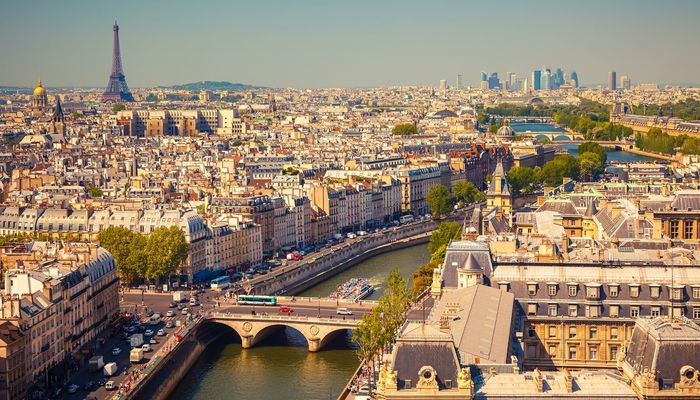 Cityscape of Paris, France