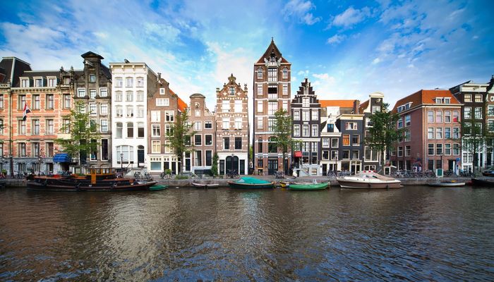 View of Amsterdam, Netherlands