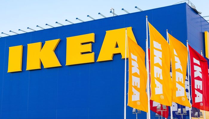 Exterior of an IKEA store