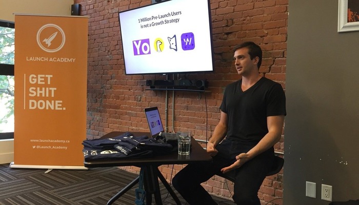 Workshop at Launch Academy in Vancouver