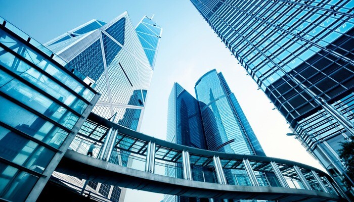 Skyscrapers in Hong Kong