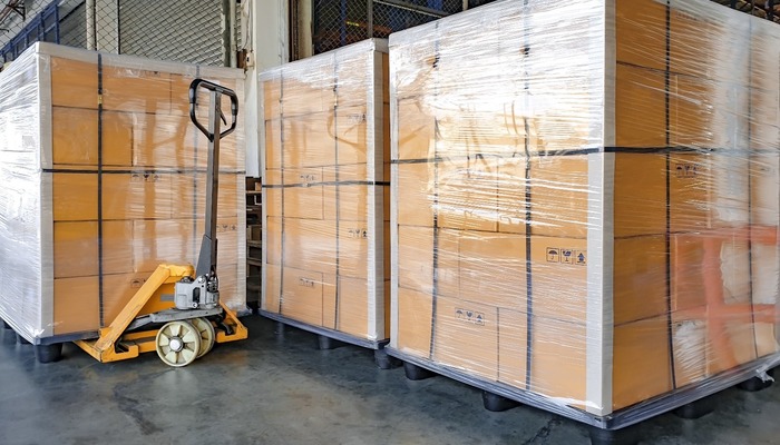Heavy freight ready for shipping